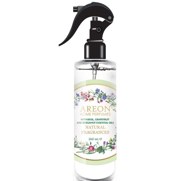 Odorizant Areon Home Natural Spray Basil Grapefruit & Bergamot 260 ML